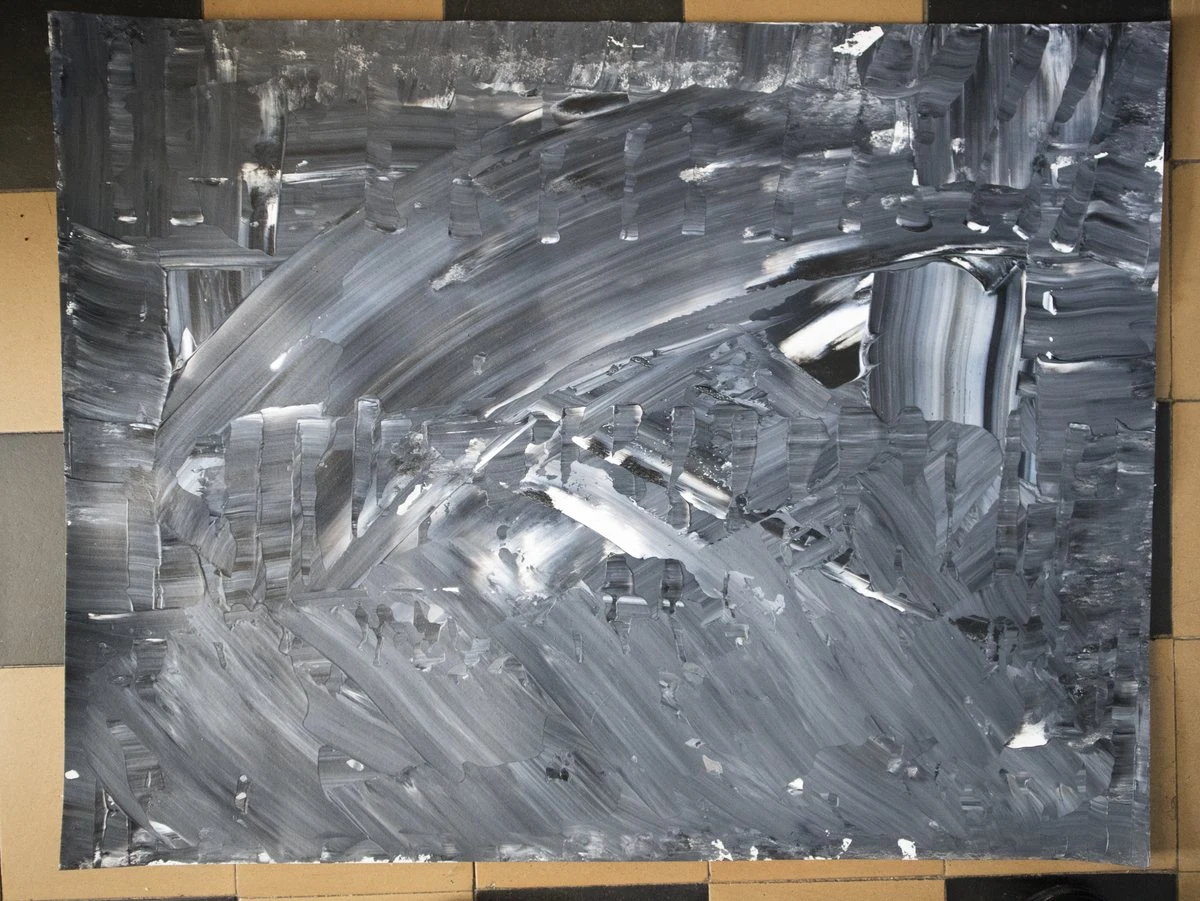 IMG_4118 — Acrylique sur papier — 50 × 65 cm