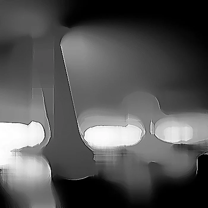 abstract (14) — Photographie — encadrée — 70 × 70 cm