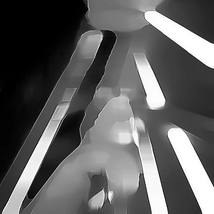abstract (19) — Photographie — encadrée — 70 × 70 cm