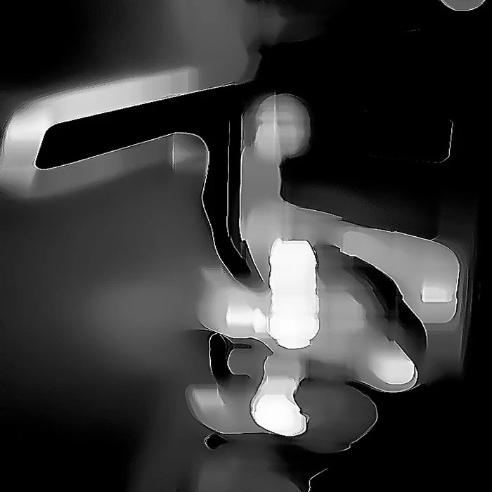 abstract (6) — Photographie — encadrée — 70 × 70 cm