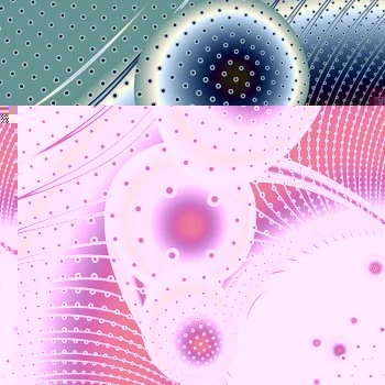 fractal 3 — Photographie · Encadrée — 70 × 70 cm — encadrée